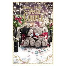 3D Holographic Special Couple Me to You Bear Christmas Card Image Preview